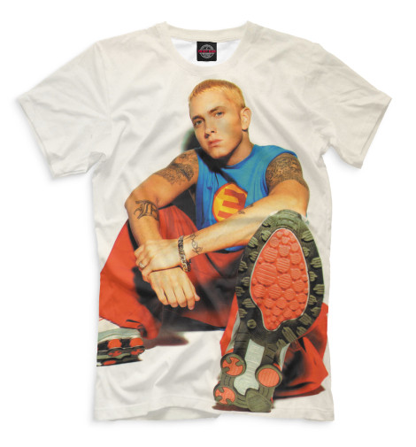 

Футболки Print Bar, Молочно-белый, Eminem