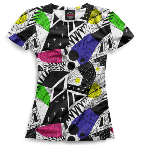 

Футболки Print Bar, Черный, Абстракция