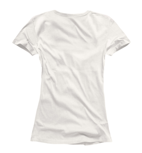 Женская футболка с изображением Islam цвета Белый