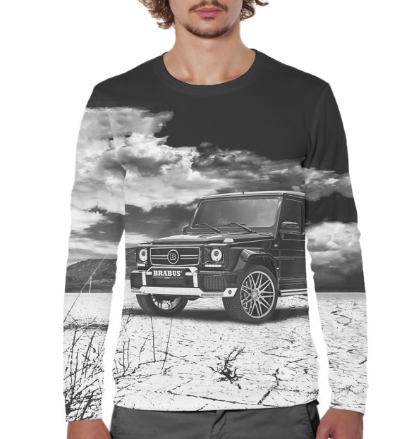 Мужской свитшот с изображением G-Class цвета Белый