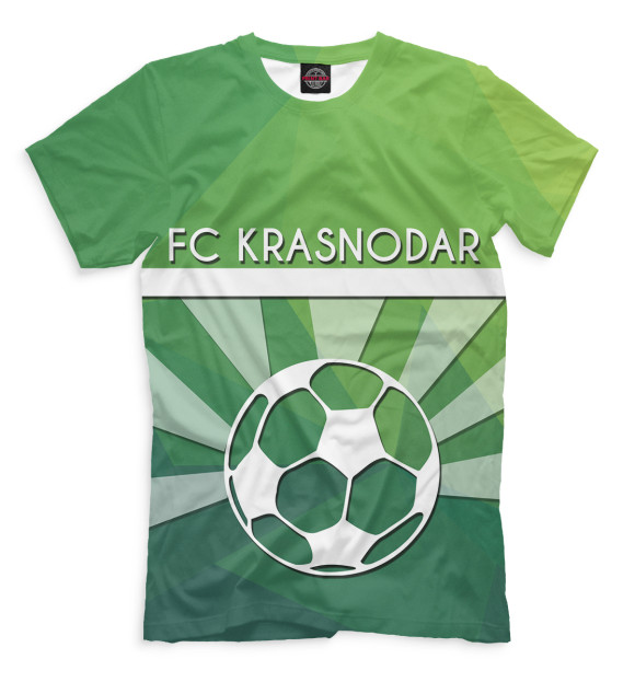 Футболка для мальчиков с изображением ФК Краснодар цвета Серый