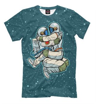 Мужская футболка Космическая любовь