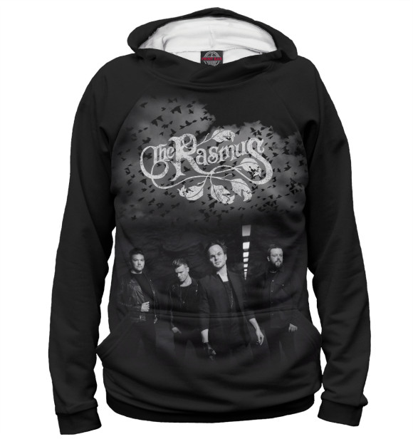 Мужское худи с изображением The Rasmus цвета Белый