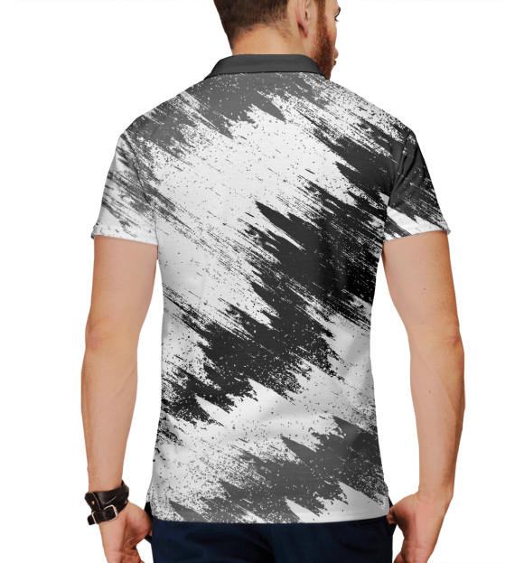 Мужское поло с притом Renault цвета Белый Мужское поло с изображением Renault цвета Белый