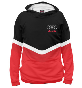 Худи для девочки Audi Black & Red