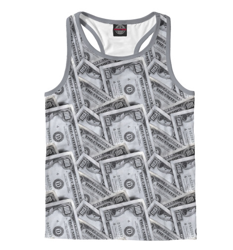 

Майки борцовки Print Bar, Белый, Dollar