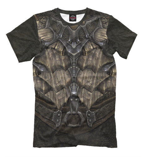 

Футболки Print Bar, Молочно-белый, Skyrim: Dragonscale Armor