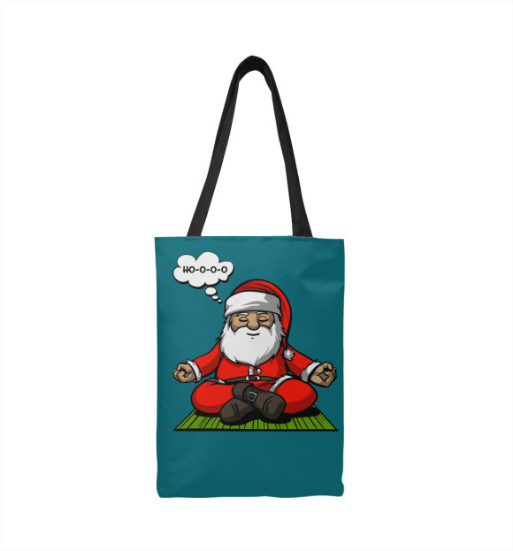 Сумка-шоппер с изображением Santa Relax цвета 