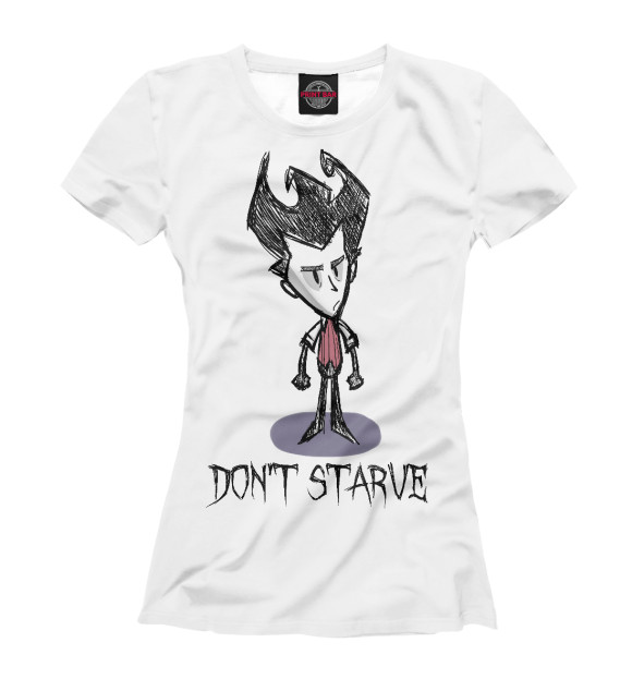 Женская футболка с изображением Dont Starve цвета Белый
