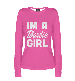 Лонгслив для девочки IM A Barbie GIRL