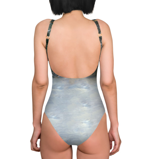 Купальник-боди с изображением New Year Humster цвета 