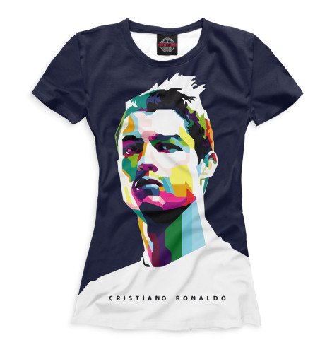 

Футболки Print Bar, Белый, Криштиану Роналду