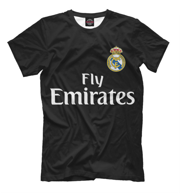 Мужская футболка с изображением Real Madrid цвета Белый