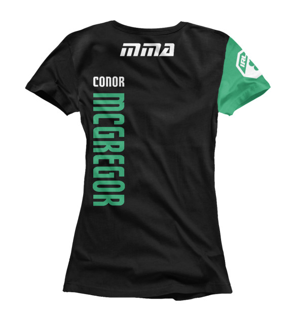 Женская футболка с изображением MMA Conor McGregor цвета Белый