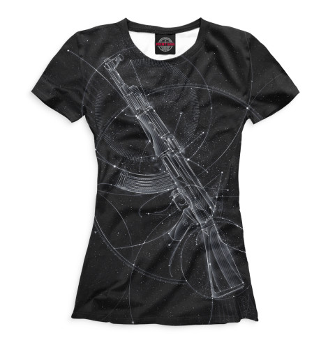 

Футболки Print Bar, Белый, АК-47