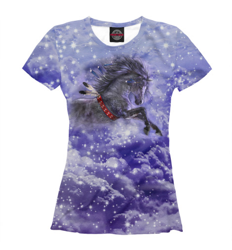 

Футболки Print Bar, Белый, Конь летящий