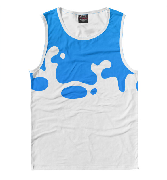 Майка для мальчика с изображением Молоко цвета Белый