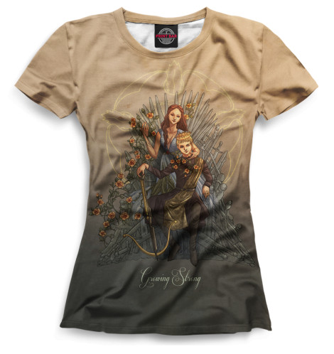 

Футболки Print Bar, Белый, Игра Престолов