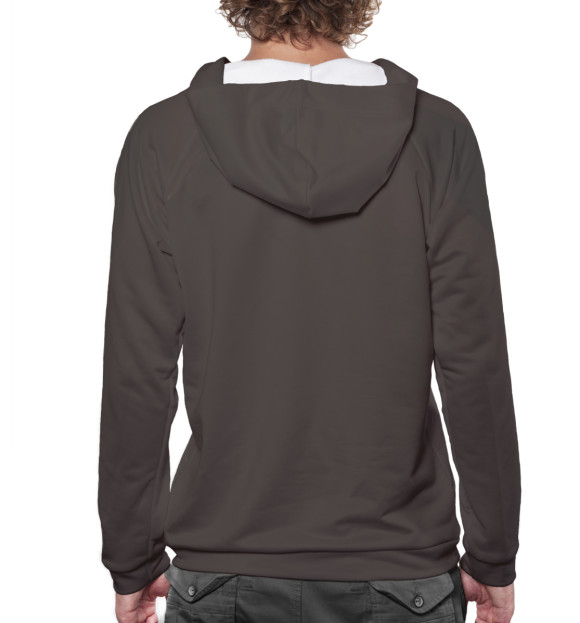 Мужское худи с изображением Тузы цвета Белый