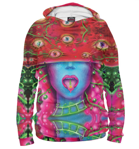 

Худи Print Bar, Белый, Mushroom Girl