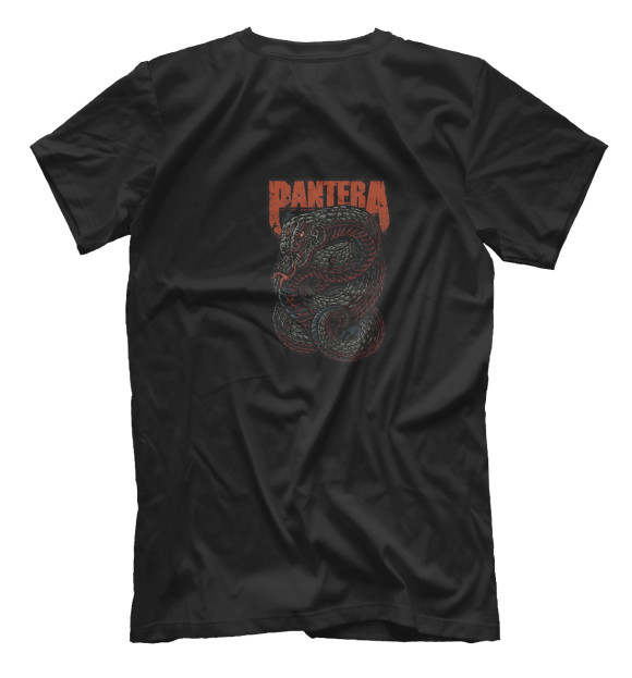 Мужская футболка с изображением Pantera цвета Белый