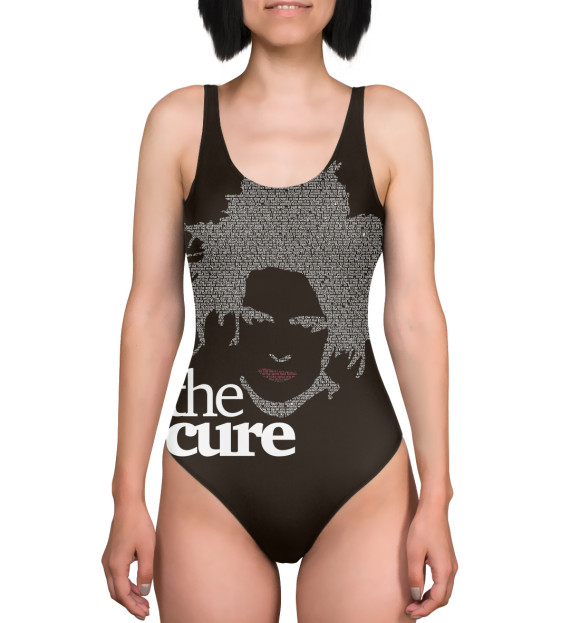 Купальник-боди с притом The Cure цвета  Купальник-боди с изображением The Cure цвета