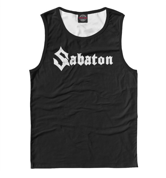 Майка для мальчика с притом Sabaton цвета Белый Майка для мальчика с изображением Sabaton цвета Белый