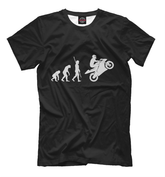 Мужская футболка с изображением MotoWay цвета Черный