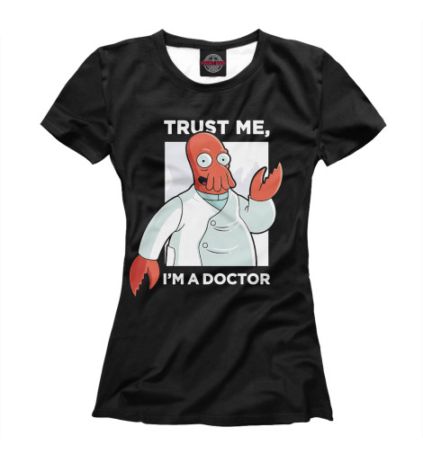 

Футболки Print Bar, Белый, Zoidberg