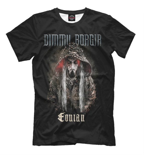 Футболка для мальчиков с изображением Dimmu Borgir цвета Черный