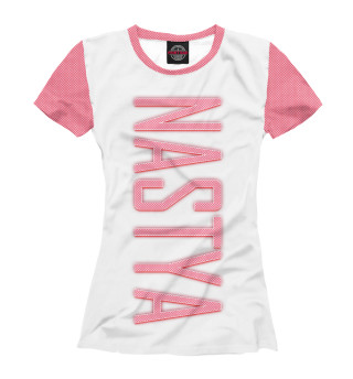 Футболка для девочек Nastya-pink