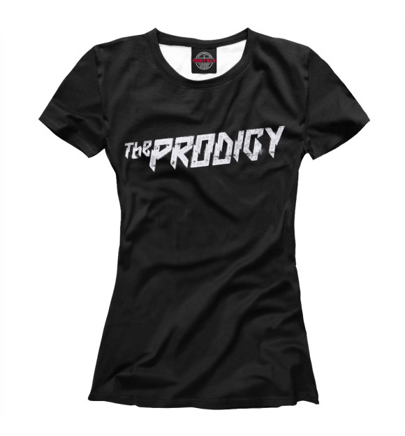 Футболка для девочек с изображением The Prodigy цвета Белый