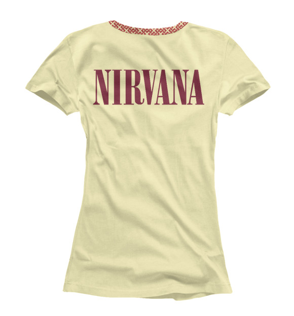 Футболка для девочек с изображением Nirvana (In Utero) цвета Белый