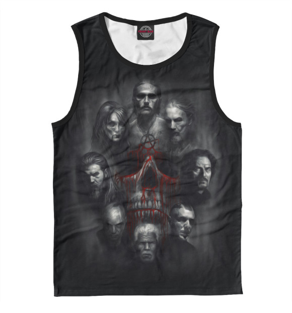 Майка для мальчика с изображением Sons of anarchy цвета Белый