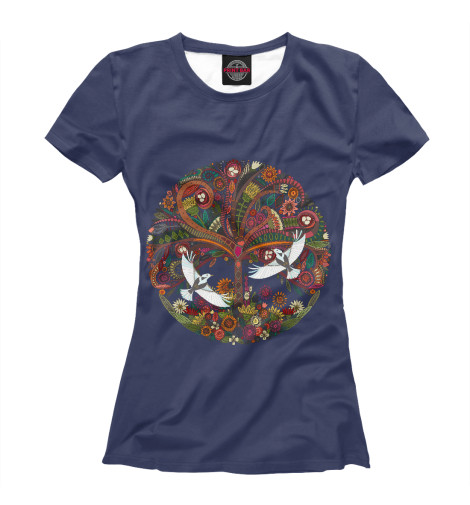 

Футболки Print Bar, Белый, Tree of life