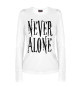 Женский лонгслив Never alone