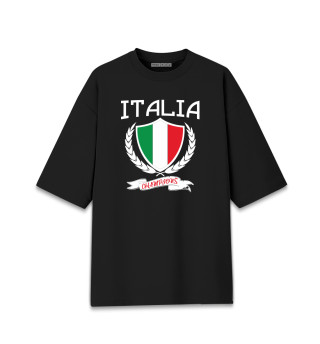Женская футболка оверсайз Italia Champions