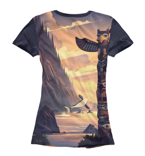 

Футболки Print Bar, Белый, The Forest