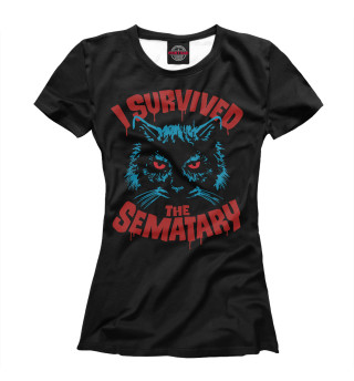 Женская футболка Кладбище домашних животных