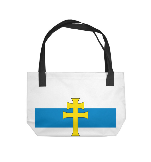 Пляжная сумка с изображением Флаг Вейшнории цвета 