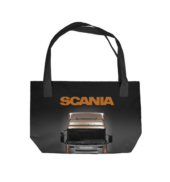 Пляжная сумка с изображением Scania цвета 