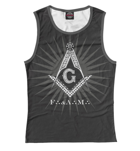 

Майки Print Bar, Белый, Свободное Масонство