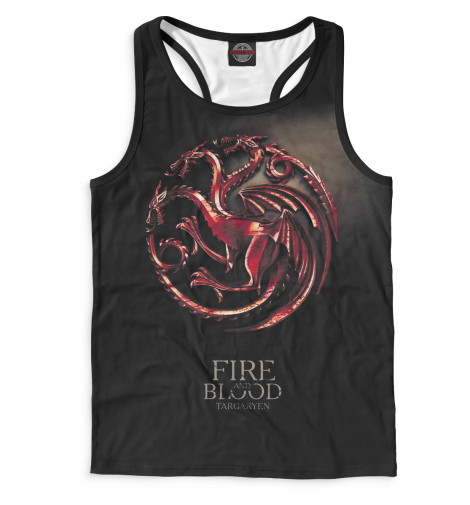 

Майки борцовки Print Bar, Белый, Символ Таргариенов