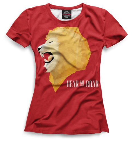 

Футболки Print Bar, Белый, Символ Ланнистеров