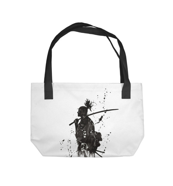 Пляжная сумка с изображением SAMURAI цвета 