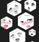 Женская футболка Ahegao Faces