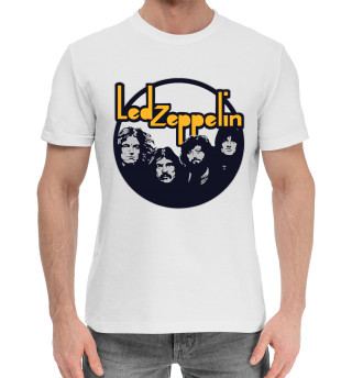 Мужская хлопковая футболка Led Zeppelin