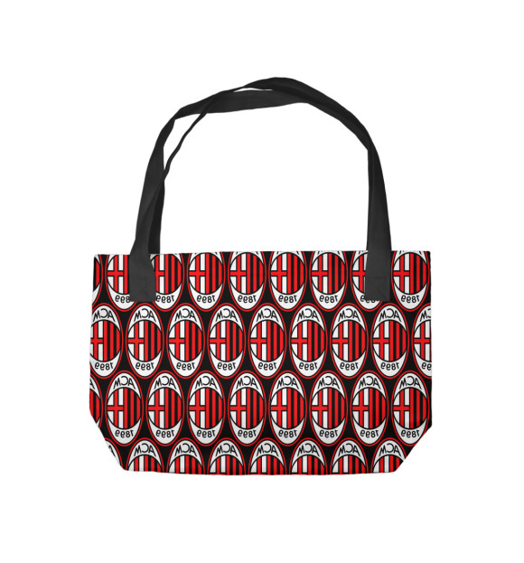 Пляжная сумка с изображением AC Milan цвета 