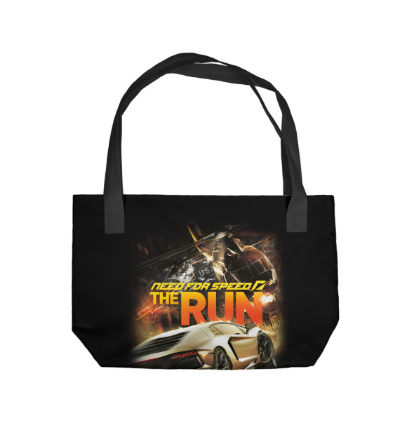 Пляжная сумка с изображением Need for Speed цвета 