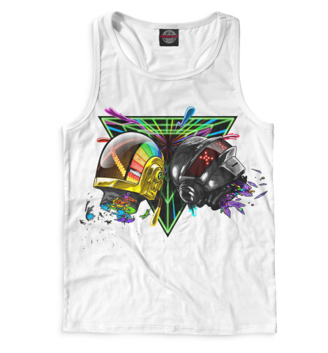 

Майки борцовки Print Bar, Белый, Daft Punk
